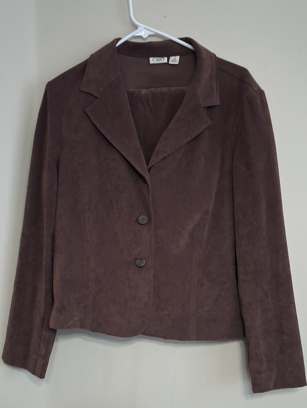 Cato Brown Suede Women's Jacket & skirt
